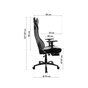 Крісло ігрове GT Racer X-5113F Black (X-5113F Fabric Black) - зменшене зображення 9