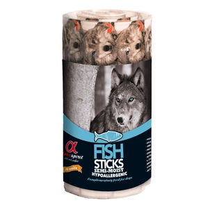 Ласощі для собак Alpha Spirit DOG Sticks Fish напіввологі з риби, палички 160 г (8437013576604) зображення 1