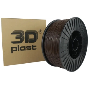Пластик для 3D-принтера 3Dplast PLA 1.75мм, 3кг, brown (3DPLA1753BRWN) зображення 1
