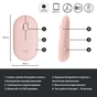 Мишка Logitech M350 Wireless Rose (910-005717) - зменшене зображення 6