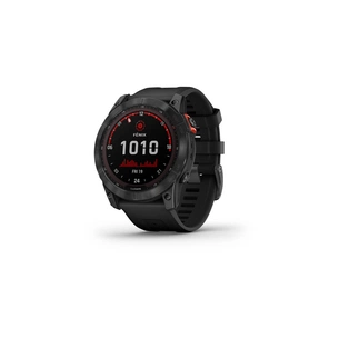 Смарт-годинник Garmin fenix 7X Sol Slate Gray w/ Black Band, GPS (010-02541-01) зображення 1