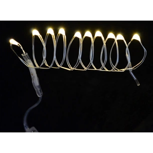Гірлянда YES! Fun LED 10 ламп, молочно-біла, 0,55 м (801097) зображення 1