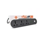 Мережевий фільтр живлення Voltronic TВ-Т56, 3роз, 3*USB Black (ТВ-Т56-Black) - зменшене зображення 2