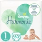 Підгузки Pampers Harmonie Newborn Розмір 1 (2-5 кг) 50 шт. (8006540156513) - зменшене зображення 1