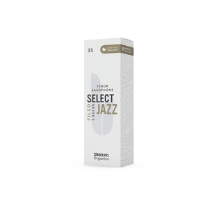 Тростина для саксофона D'Addario Organic Select Jazz - Tenor Sax Filed 3S - 5 Pack (ORSF05TSX3S) изображение 1