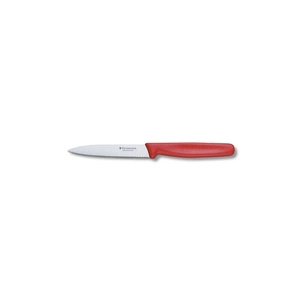 Кухонний ніж Victorinox Standart 10 см, з хвилястим лезом, червоний (5.0731) зображення 1