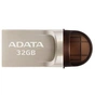USB флеш накопичувач ADATA 32GB UC370 Golden USB 3.1 Type-C (AUC370-32G-RGD) - зменшене зображення 1