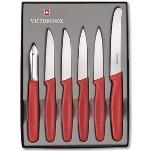 Набір ножів Victorinox Standart з 6 предметів Червоний (5.1111.6) зображення 1