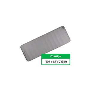 Туристичний килимок Terra Incognita Comfort 7.5 Grey (4823081506089) зображення 1