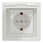 Розетка Schneider Electric ASFORA з кришкою IP44, біла (EPH3100321) - уменьшенное изображение 1