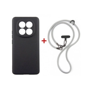 Чохол до мобільного телефона Dengos Case + Cross-body Strap Xiaomi Redmi Note 15 Black+Grey (DG-KM-CCRB-33) зображення 1