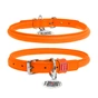 Нашийник для тварин WAUDOG Glamour з QR паспортом, круглий, XL помаранчевий (35314) - зменшене зображення 1