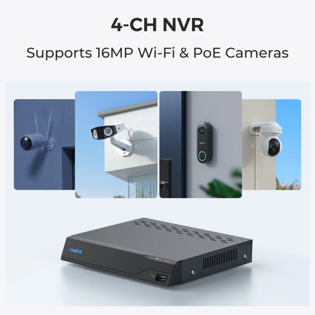 Реєстратор для відеоспостереження Reolink NVS4 - picture 7