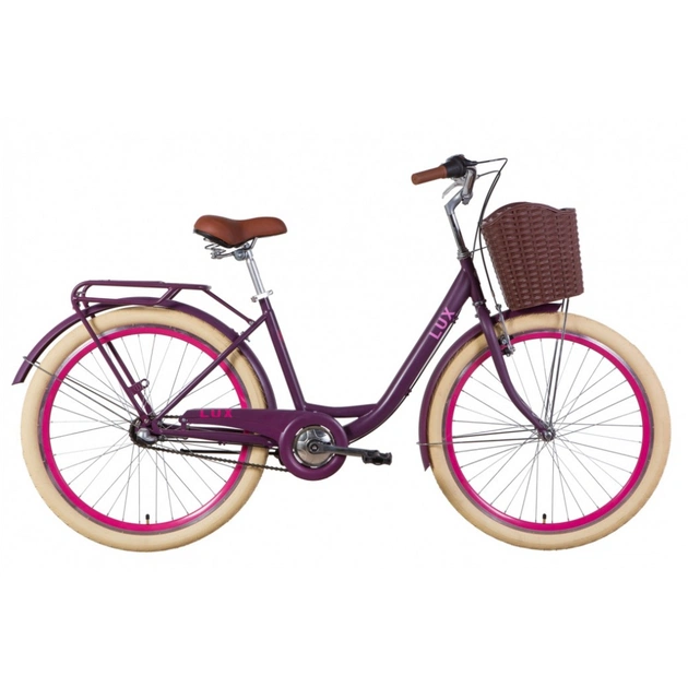 Велосипед Дорожник 26" LUX Planet рама-17" 2021 Plum (OPS-D-26-127) - изображение 1