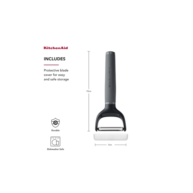 Овочечистка KitchenAid Coreline, горизонтальна 18,8 см, сірий (KAS145OHCGG) - picture 4