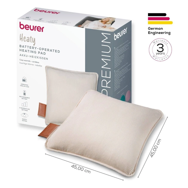 Электрогрелка Beurer HK 77Heaty cashmere-creme - изображение 4