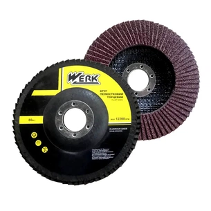 Круг зачистний Werk пелюстковий конічний - 125х22,2 P36, Т29 (36133) зображення 1