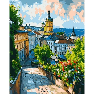 Картина по номерам Santi Затишний провулок 40*50 (954840) зображення 1