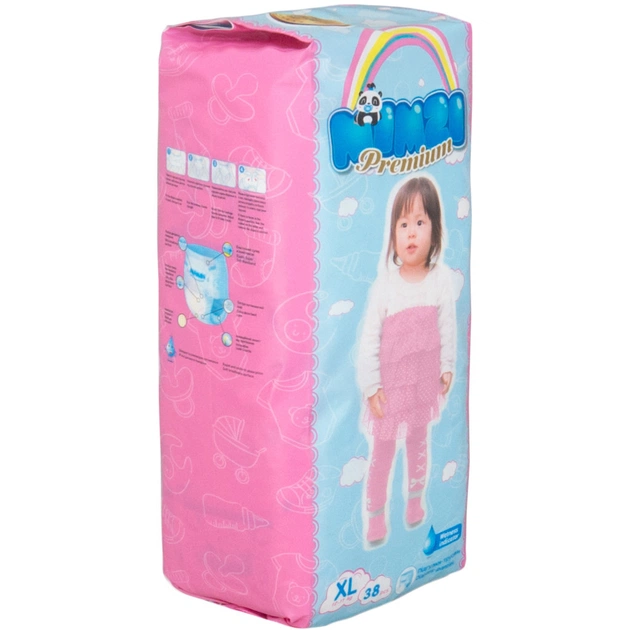 Підгузки Mimzi XL 12-17 кг 38 шт. (MPXL38) (4820209800142) - зображення 10