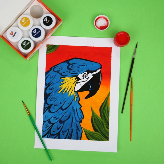 Гуашеві фарби Yes Orange Line 6 кольорів по 20 мл (230430) - picture 7