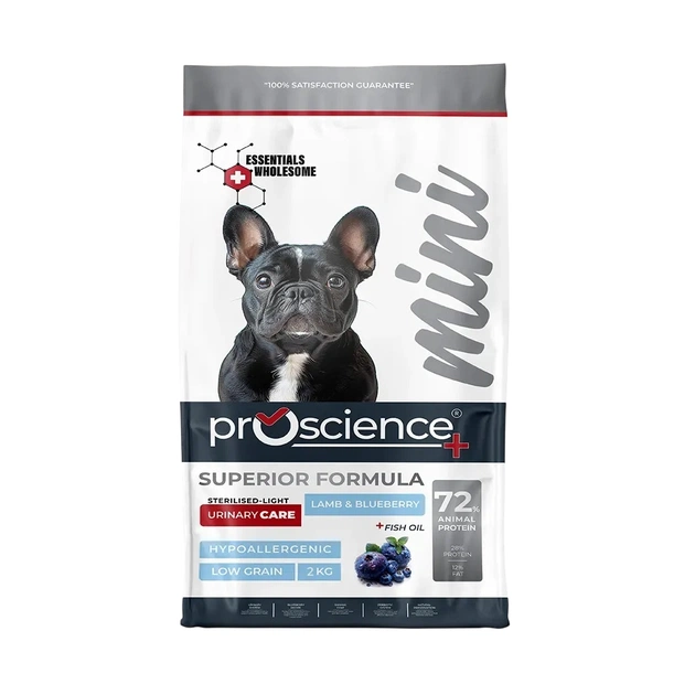 Сухой корм для собак ProScience ProScience Mini Sterilised Dog Lamb & Blueberry 7 kg (8683659927465) - изображение 1
