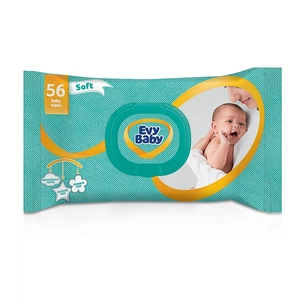 Дитячі вологі серветки Evy Baby Soft 50 шт (8690506521486) зображення 1