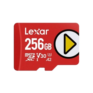 Карта пам'яті Lexar 256GB microSDXC class 10 UHS-I U3 V30 A2 Play (LMSPLAY256G-BNSNG) зображення 1