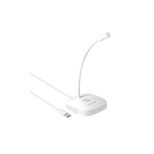 Мікрофон Promate ProMic-1 USB White (promic-1.white) - зображення 1
