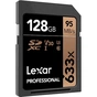 Карта пам'яті Lexar 128GB SDXC class 10 UHS-I U3 V30 633x Professional (LSD128CB633) - зменшене зображення 2