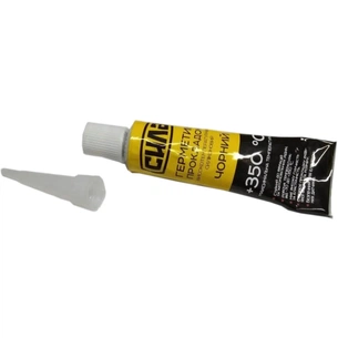 Герметик автомобільний СИЛА +350 °С чорний 25г (951438) зображення 1