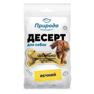 Ласощі для собак Природа Яєчний 100 г (4823082403479) зображення 1