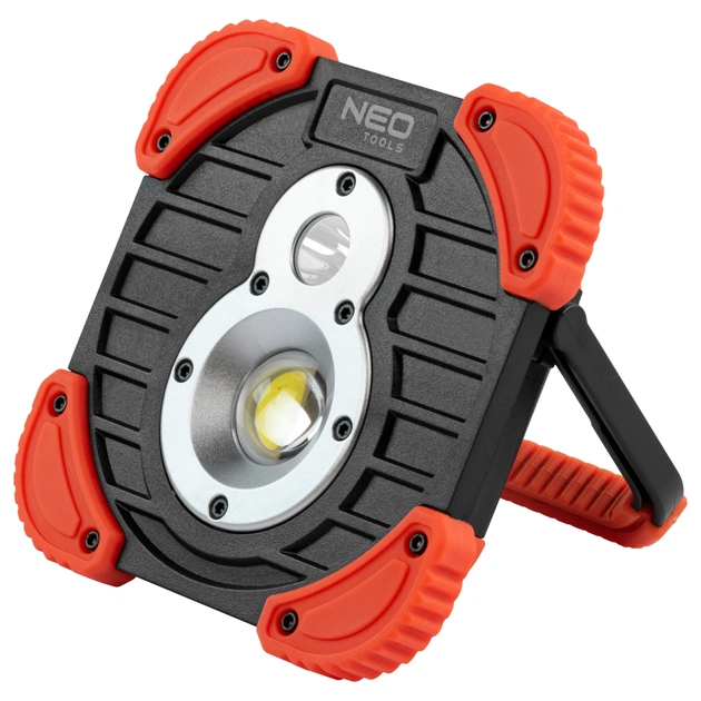 Прожектор Neo Tools акумулятор, 2600мАг, 3.7 Li-ion, 10 Вт + 3 Вт, 750+ 250 люме (99-040) - picture 1