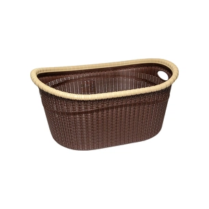 Кошик для білизни Irak Plastik Gordes коричневий 35 л (5616) изображение 1