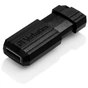 USB флеш накопичувач Verbatim 64GB Store 'n' Go PinStripe Black USB 2.0 (49065) - зменшене зображення 3