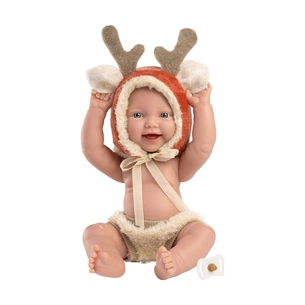 Лялька Llorens Mini Baby Boy Reindeer, 31 см (63202) зображення 1