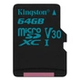 Карта пам'яті Kingston 64GB microSDXC class 10 UHS-I U3 Canvas Go (SDCG2/64GB) - зменшене зображення 2