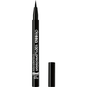 Підводка для очей Debby 100% Precision Eyeliner Pen Dual Tip 01 (8009518207286) изображение 1