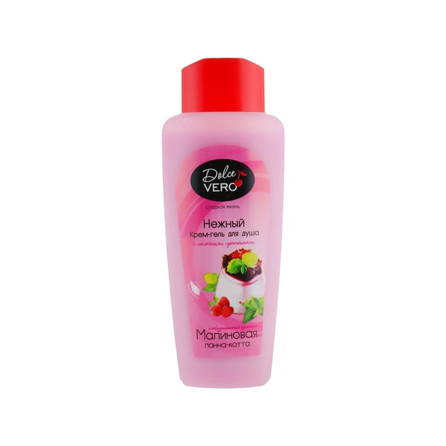 Гель для душу Dolce Vero Малинова панна-котта 330 мл (4820091143723) - изображение 1