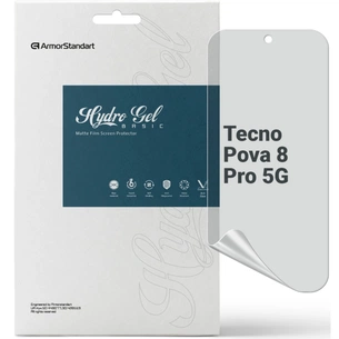 Пленка защитная Armorstandart Matte hydrogel Tecno Pova 8 Pro 5G (ARM94099) изображение 1