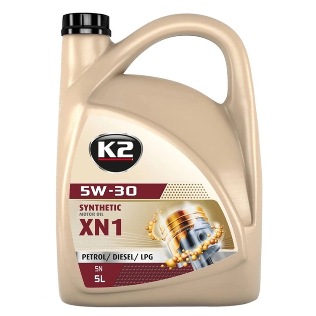 Моторна олива K2 Synthetic SN XN1 5W-30 5 л (O1495E) - зображення 1