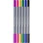 Художественный маркер Faber-Castell набор акварельных двухсторонних Goldfaber Aqua Dual Marker Graffiti, 6 цветов (32312) - уменьшенное изображение 3