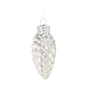 Ялинкова іграшка Chomik скляні прикраси Шишки 16 шт, 3х6 см, срібні (5900779882119_2) - уменьшенное изображение 2