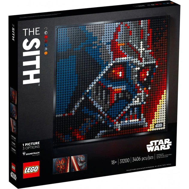 Конструктор LEGO Art Ситхи Star Wars 3395 деталей (31200) - изображение 1