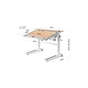Парта Mealux Ergowood M Multicolor MG Energy (BD-800 MG/MC Energy) - зменшене зображення 4