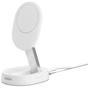 Зарядний пристрій Belkin 15W Magnetic Stand Qi2 20W adapter USB-C white (WIA008VFWH) - зменшене зображення 1