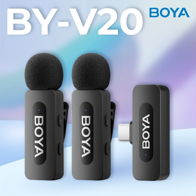 Мікрофон Boya BY-V20 Type-C Black (BY-V20) - picture 6