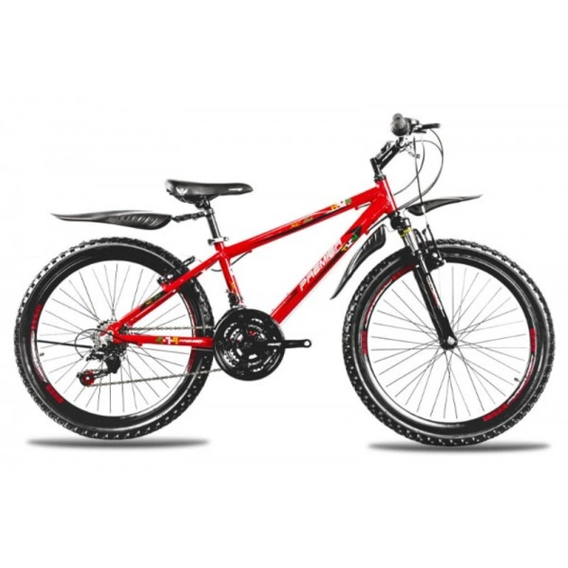Велосипед Premier XC 24 2014 червоний з чорним-білим-зеленим-жовтим (12960) - зображення 1