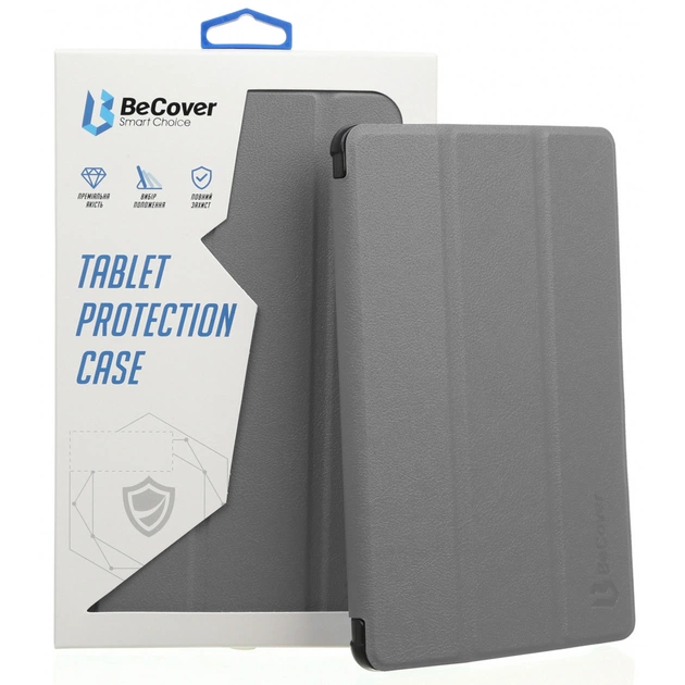 Чохол до планшета BeCover Smart Case Samsung Galaxy Tab A7 Lite SM-T220 / SM-T225 Grey (706456) - изображение 1
