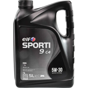 Моторна олива ELF SPORTI 9 C4 5W-30 5л (214332) зображення 1