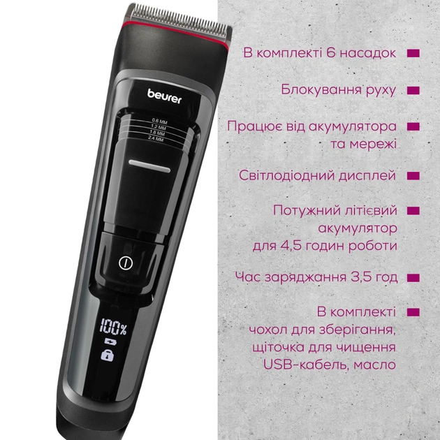 Машинка для стрижки Beurer MN5X - изображение 7